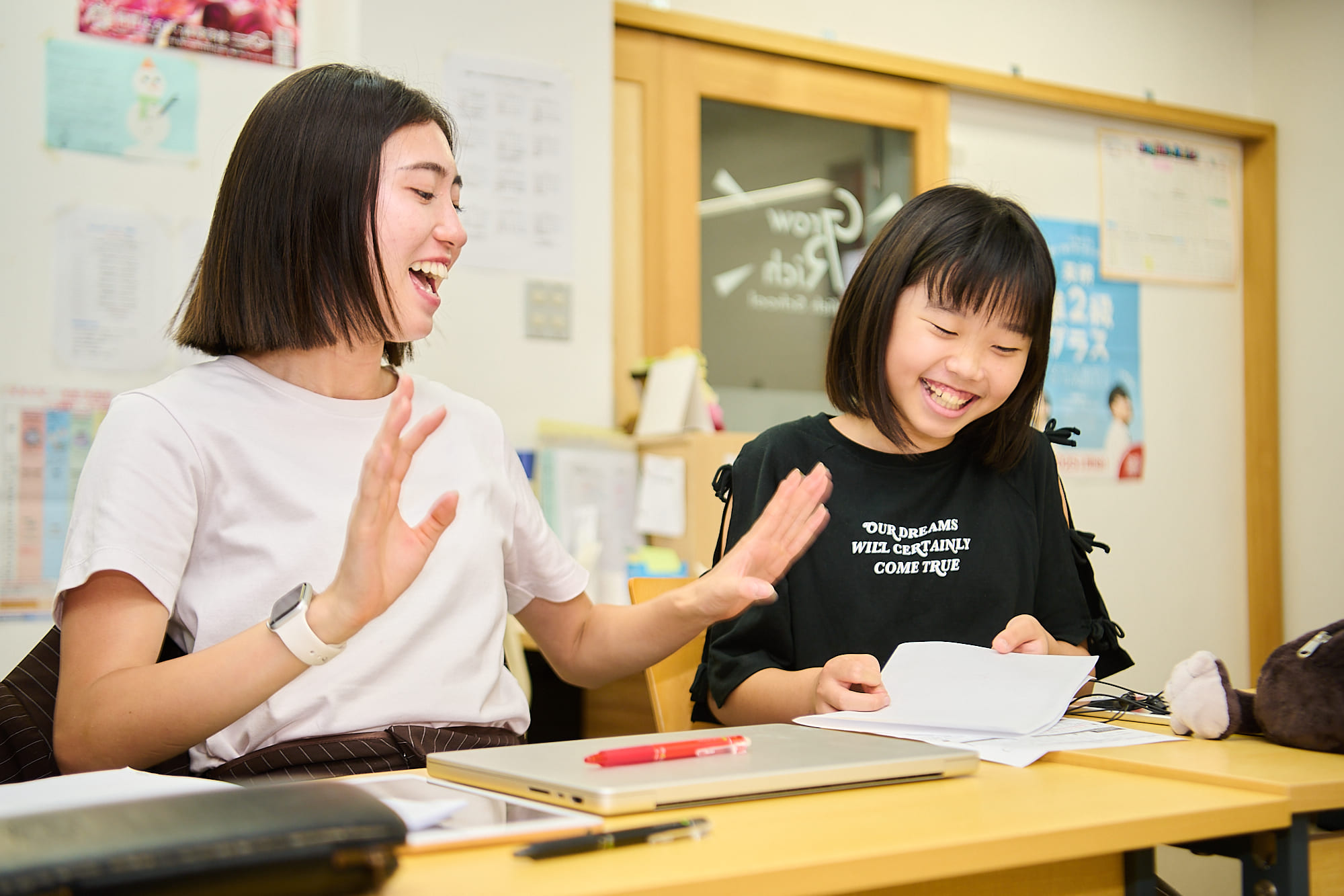 Grow Rich English School レッスン風景